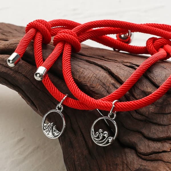 Magnetisk armbånd til par/venner 2 stk.