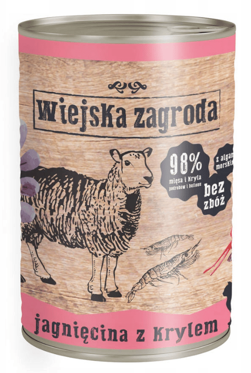 Wiejska Zagroda våd kattefoder MIX af smag 12x400g
