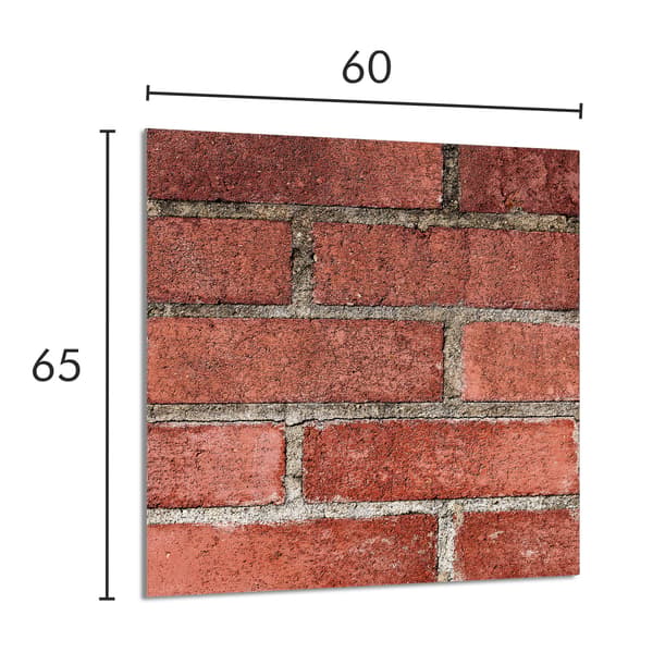 KEITTIÖN LASIPANEELI 60x65 Tiili