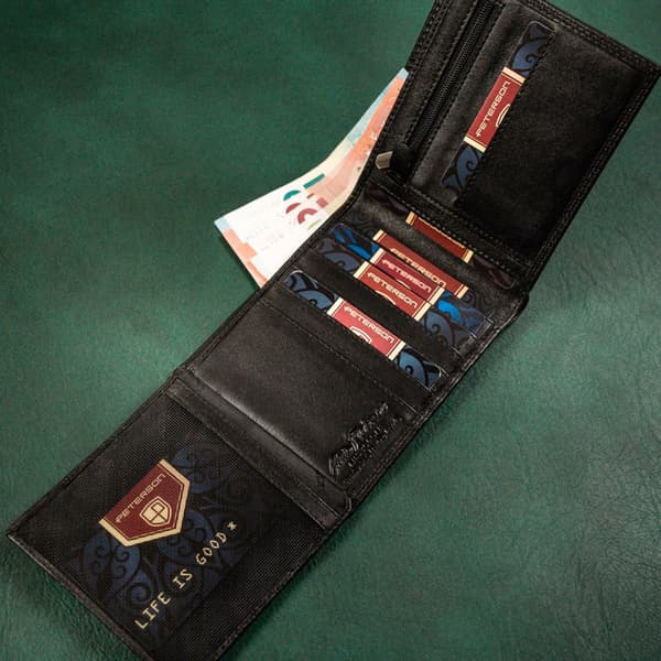 Peterson MR-08-CN Herrplånbok i Läder