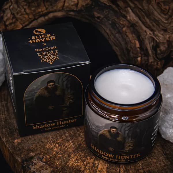 Shadow Hunter Hårpomada – Slickhaven x RareCraft – 120 ml