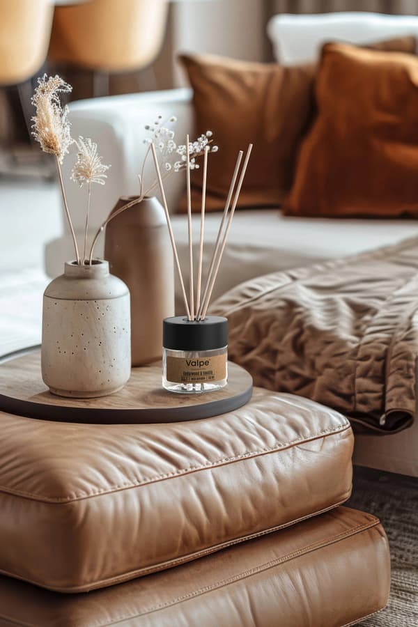 VALPE Aroma Diffuser med Pinde CEDAR TRÆ - VANILJE 50 ml dz50-81