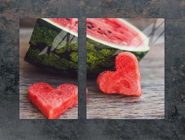 GLASSKYDDSPLÅT FÖR SPIS 70x52 VATTENMELON