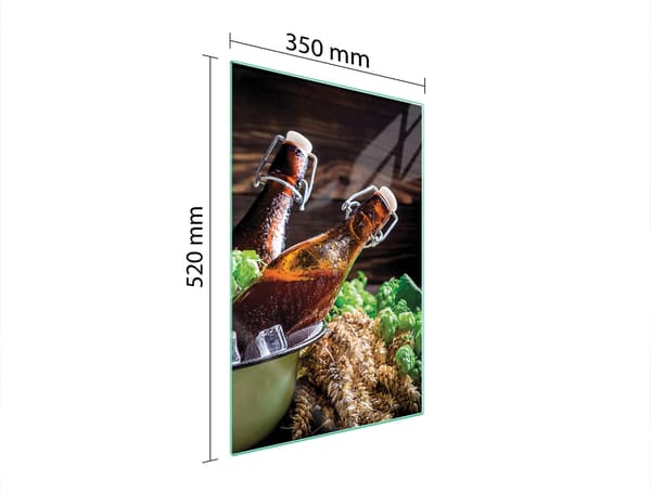 GLASSKÆREBRÆT 35x52 FLASKER