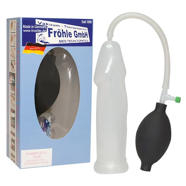 Fröhle Anatomisk Slim Fit Penispump 21cm
