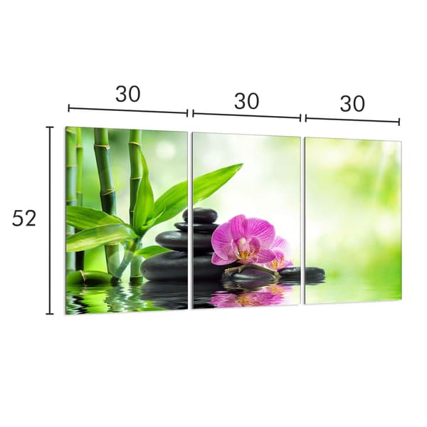 Skyddsplatta i glas för spis 3x30x52