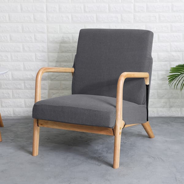 Finka stolöverdrag finsk grå jacquard