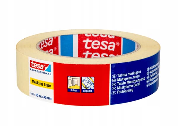 Tesa 3-dagars maskeringstejp 50 m x 30 mm