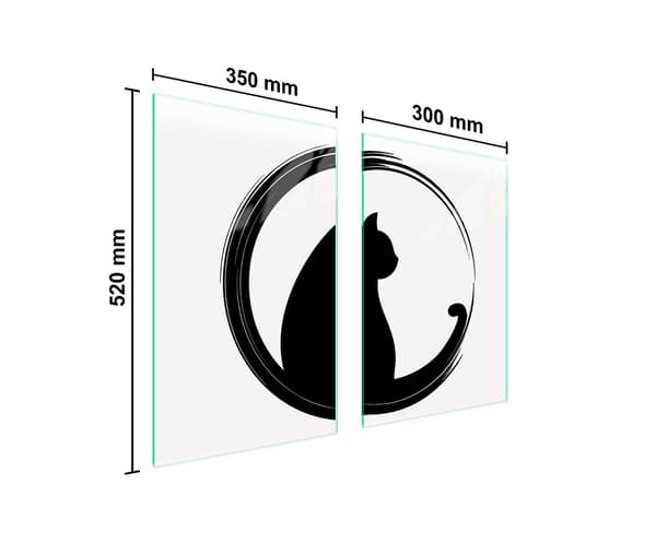 GLASSKYDDSPLATTA FÖR KÖK 65x52 KAT