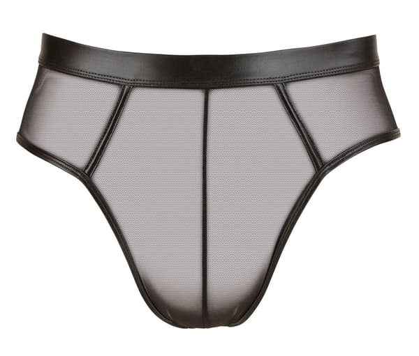 Svenjoyment Herre Mesh Open Back Trusser Sort M