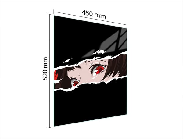 SKÄRBRÄDA I GLAS 45x52 ANIME