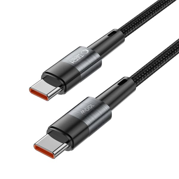 USB-C UltraBoost PD 100W 5A 0,25m Kabel - Grå