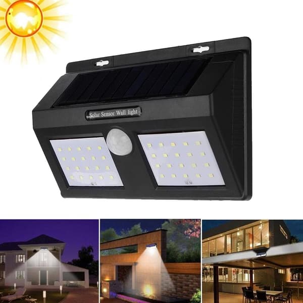TG56408 DOBBELT SOLAR LAMPE MED SENSOR