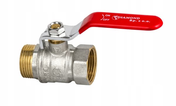 Standard kulventil 1/2" med panel GW x GZ