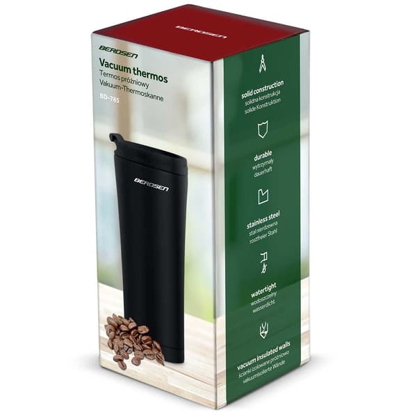 Tyhjiötermos 470 ml BD-785 musta
