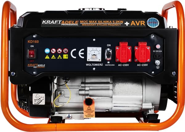 3500W effektiv strømgenerator | Kraft&Dele