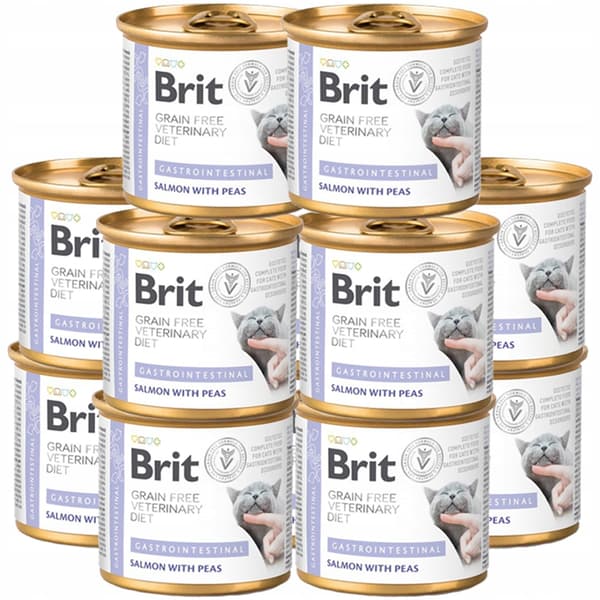 Brit GrainFree Diets Kattefoder på dåse, mave-tarm, 12 x 200 g