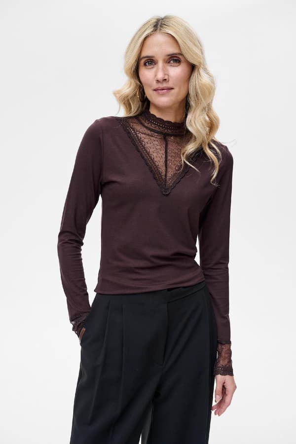 Oyana Chokolade Damebluse 42