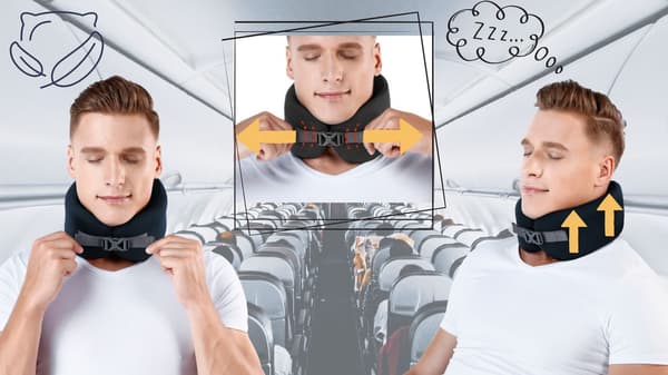 Reskudde för nacken för sovning EASYNAP