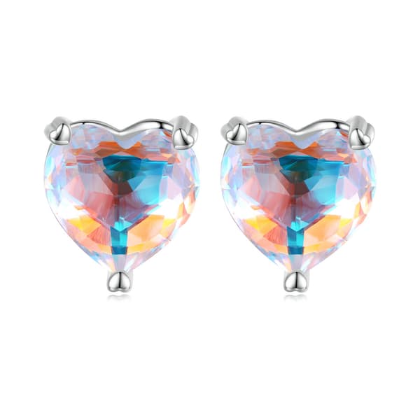 Pendientes de Plata Pendientes de Corazón Plata 950