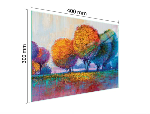 GLAS SKÆREBRÆT 40x30 TRÆ