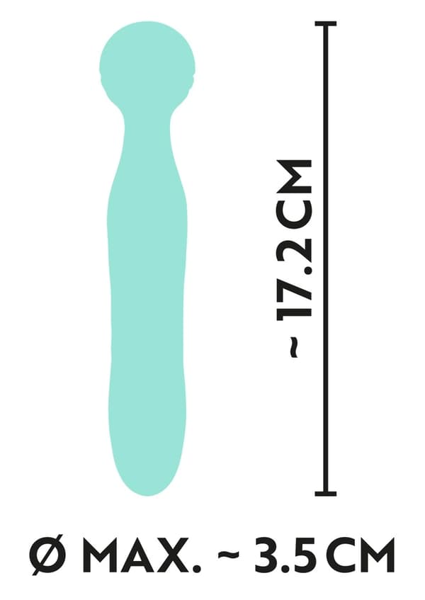 Cuties Grön Mini Vibrator Med Huvud