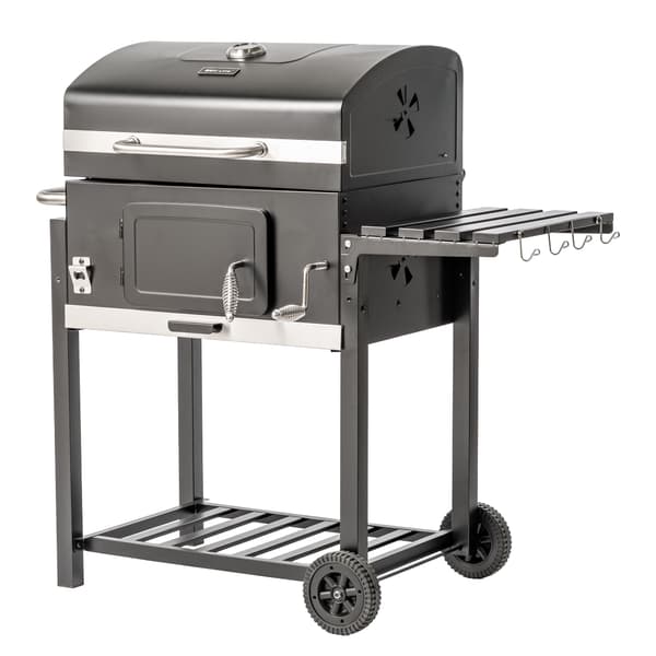 STOR PREMIUM TRÄDGÅRDSGRILL MED LOCK