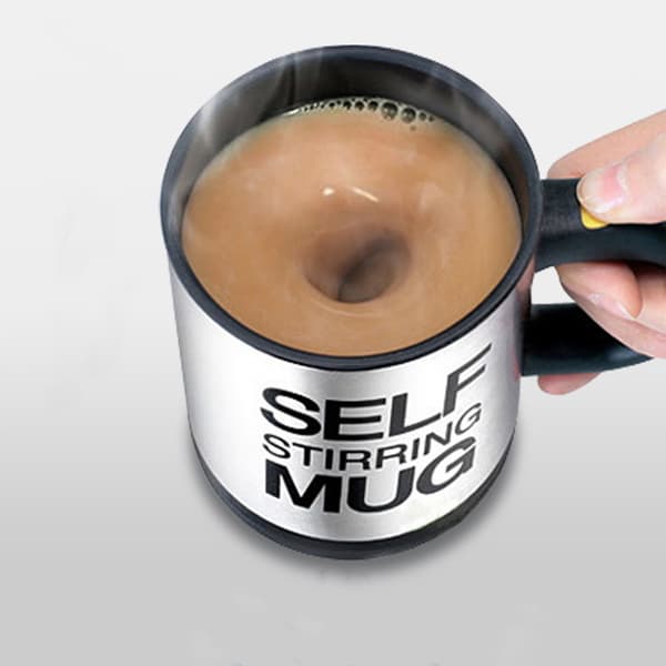 Termokop med selvrørende kaffe/te, grøn, 350 ml