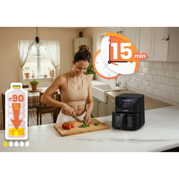 Airfryer Berdsen BD-660 sort