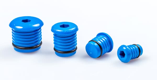 PEX TRYK-LÆKAGETESTHÆTTE 32 mm BLÅ
