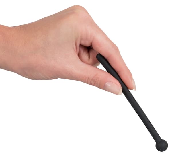 Penisprop Sort Urethral Dilatator med Kugle