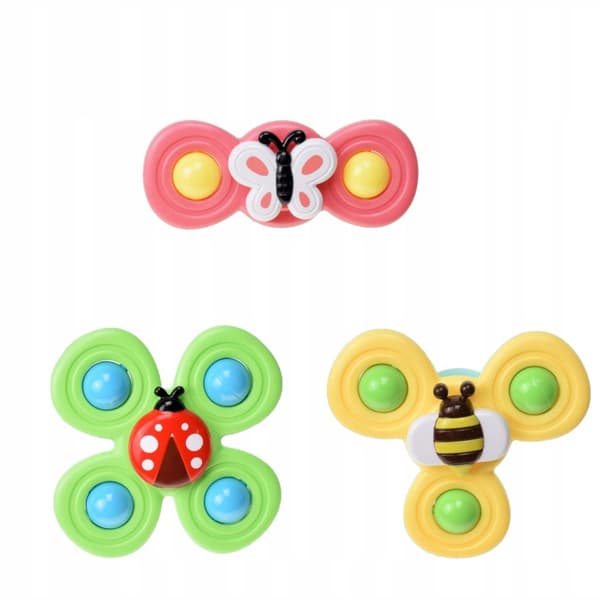 3 sensoriske sugekopper rasle spinner ME-042