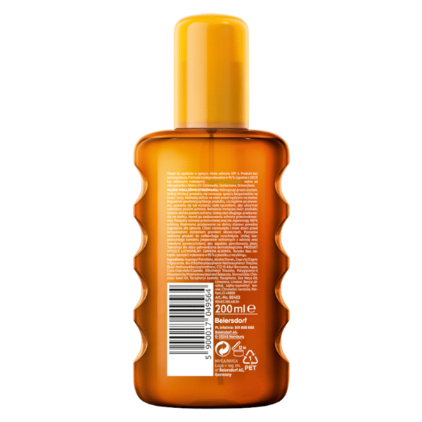 NIVEA SUN Intense Bronze karotin solskyddsspray SPF6 200ml
