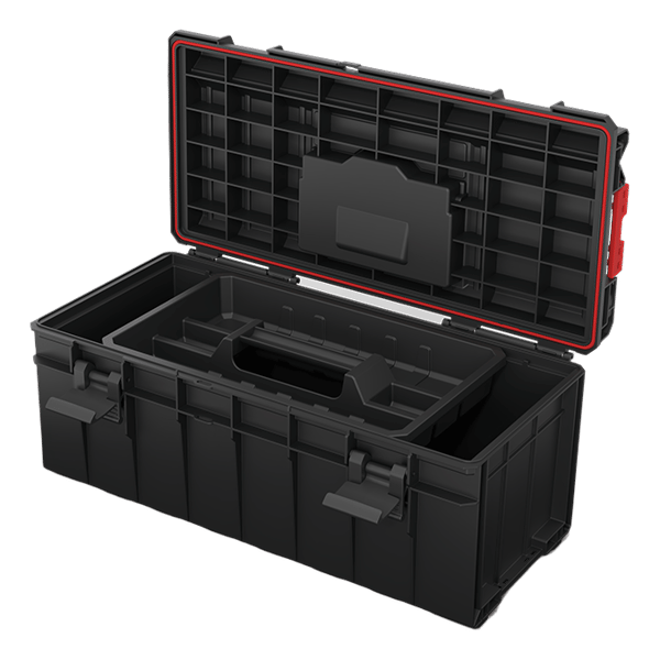 QBRICK SYSTEM PRO 600 Basic med bakke plastik værktøjskasse 22l