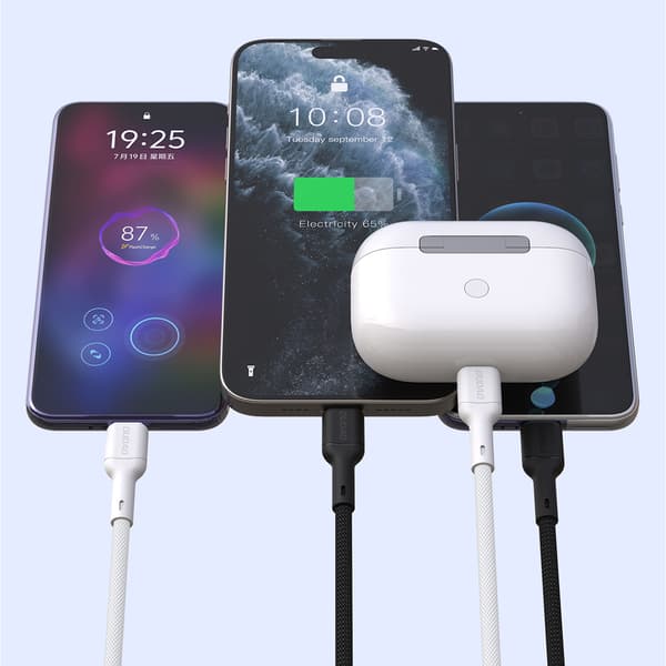 USB-C - iPhone Lightning 30W 1m Kaapeli - Musta