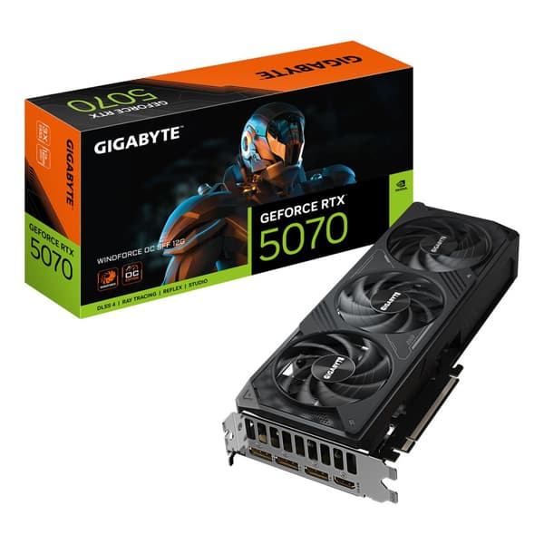 Gigabyte RTX 5070 WINDFORCE OC 12GB grafikkort