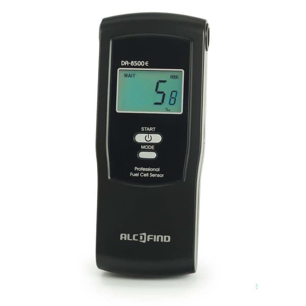 Elektrokemisk alkometer DA 8500E + mundstykker