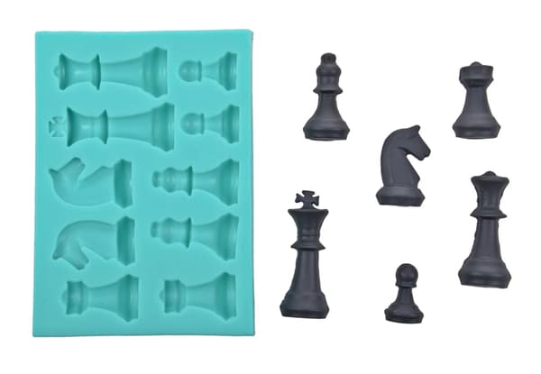 Silikonform SCHACKFIGURINER SCHACK