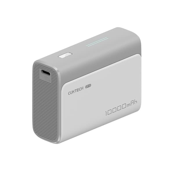 Powerbank 10000mAh USB-A USB-C 30W - grå