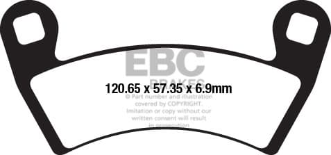 EBC FA656TT bremseklodser (sæt til 1 skive)