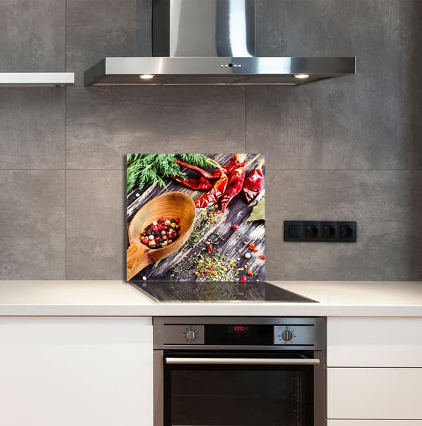 GLASPANEL FÖR KÖK 65x60 Kryddor