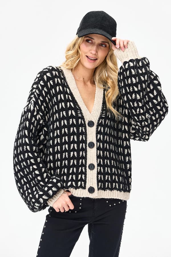Maxes Sort Damecardigan Maxes Sort Damecardigan Universal