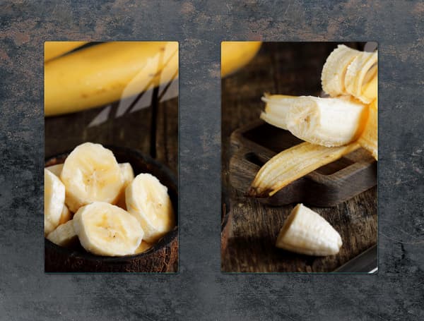 GLASPLADE TIL KØKKEN 65x52 BANAN