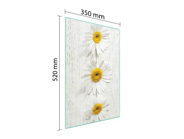 GLAS SKÆREBRÆT 35x52 TRÆ