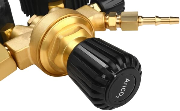 AR/CO2-cylinderreducer Stabilt tryk | Kraft&Dele