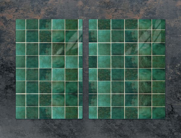 GLASSKYDDSSKIVA 75x52 GRÖN