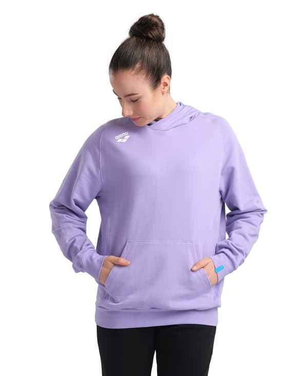 Arena TEAM HÆTTET SWEATPANEL LAVANDA M sweatshirt