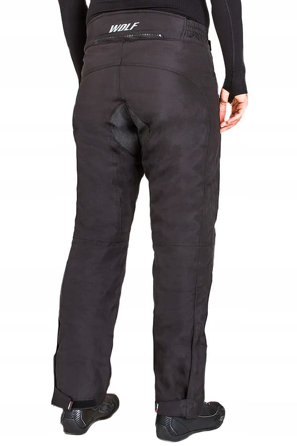 WOLF TEXTIL MC-BYXOR EXPLORER SVART M