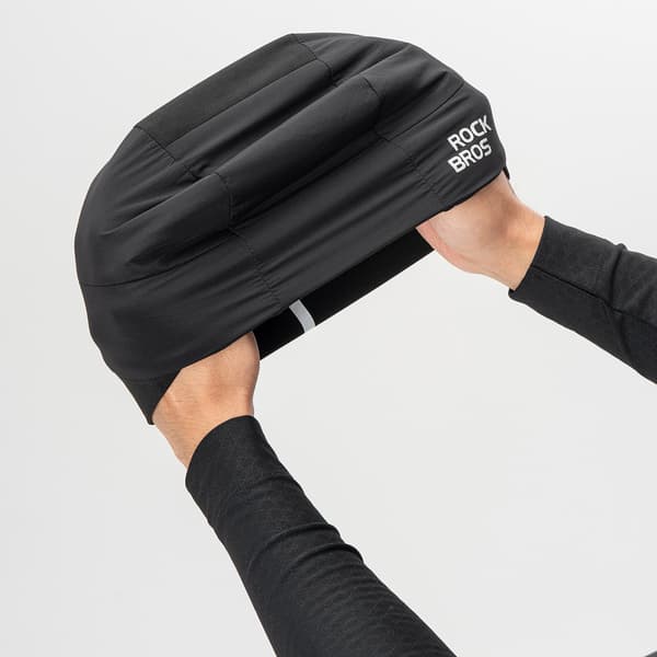 Vendbar vintercykelkasket, størrelse 54-61 cm - sort