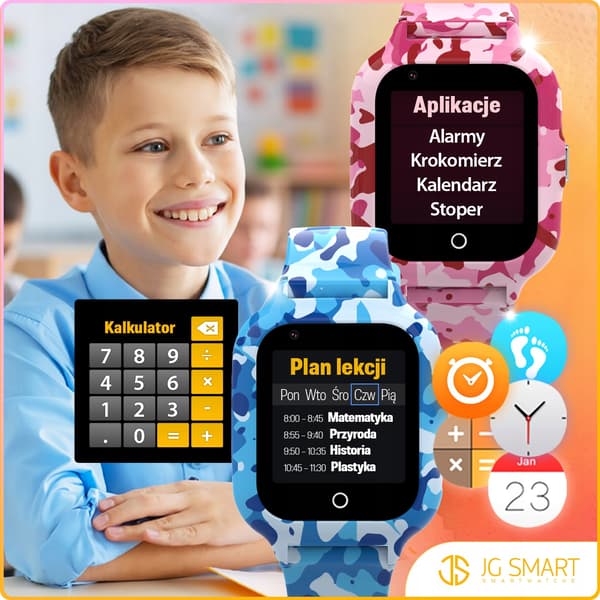 SMARTKLOCKA NEMO LTE - ROSA